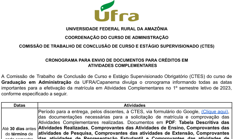 Cronograma AC 2023 1