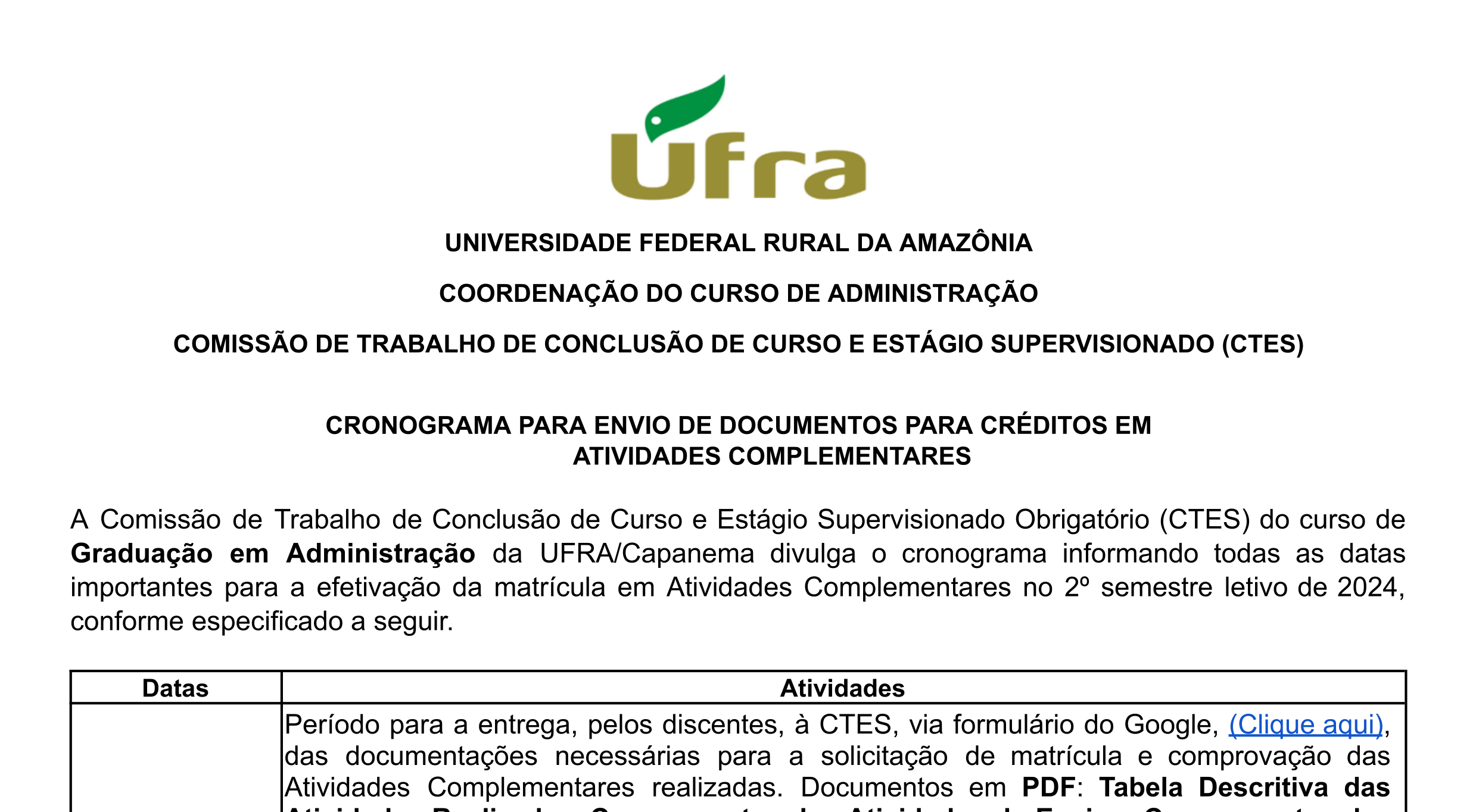 Cronograma AC 2024 2