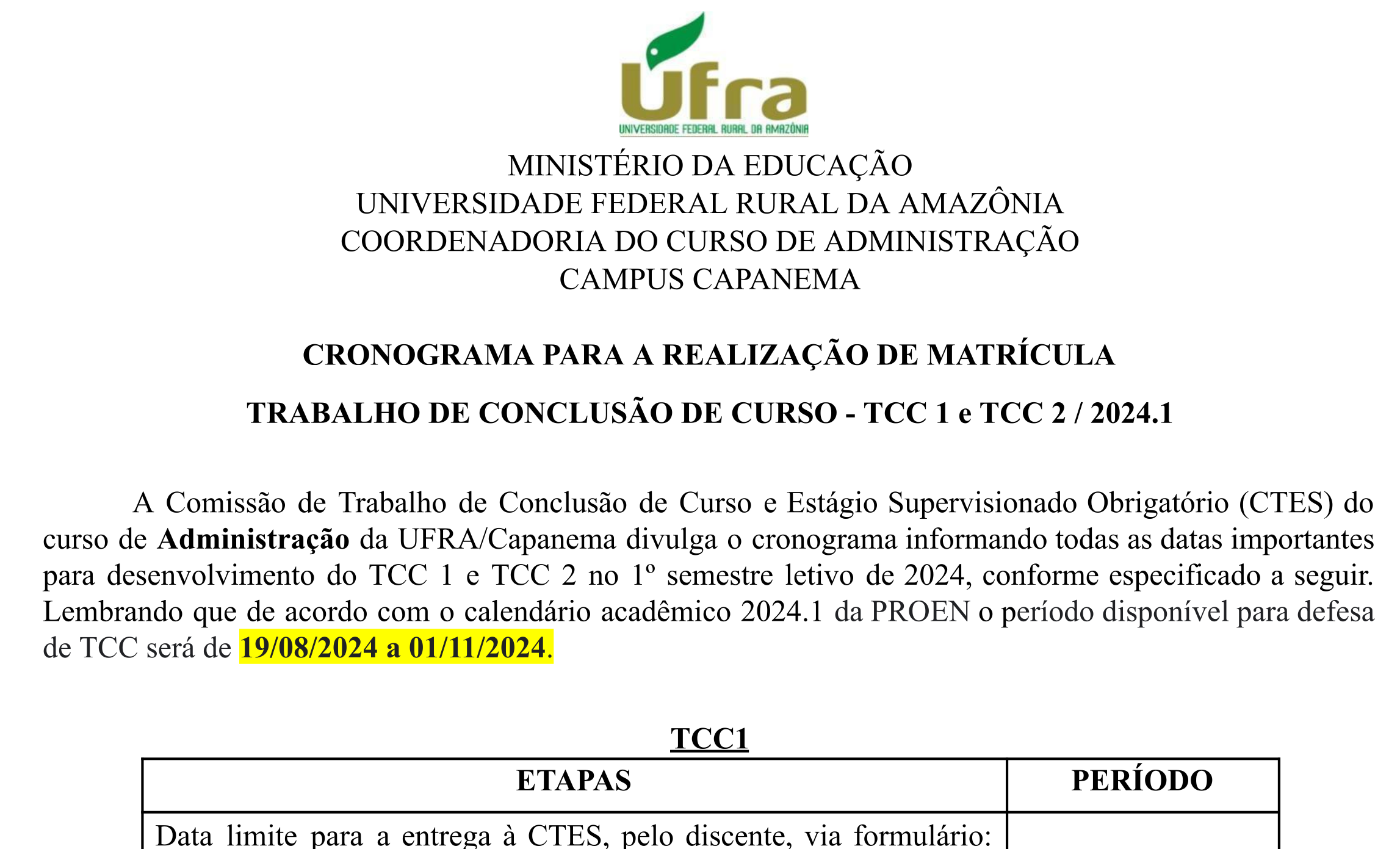 Cronograma TCC1 TCC2 2024 1.docx