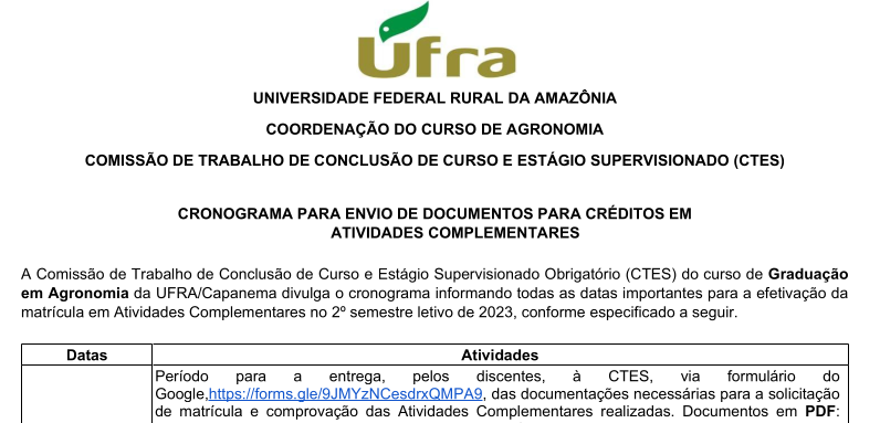 Cronograma AC 2023.2