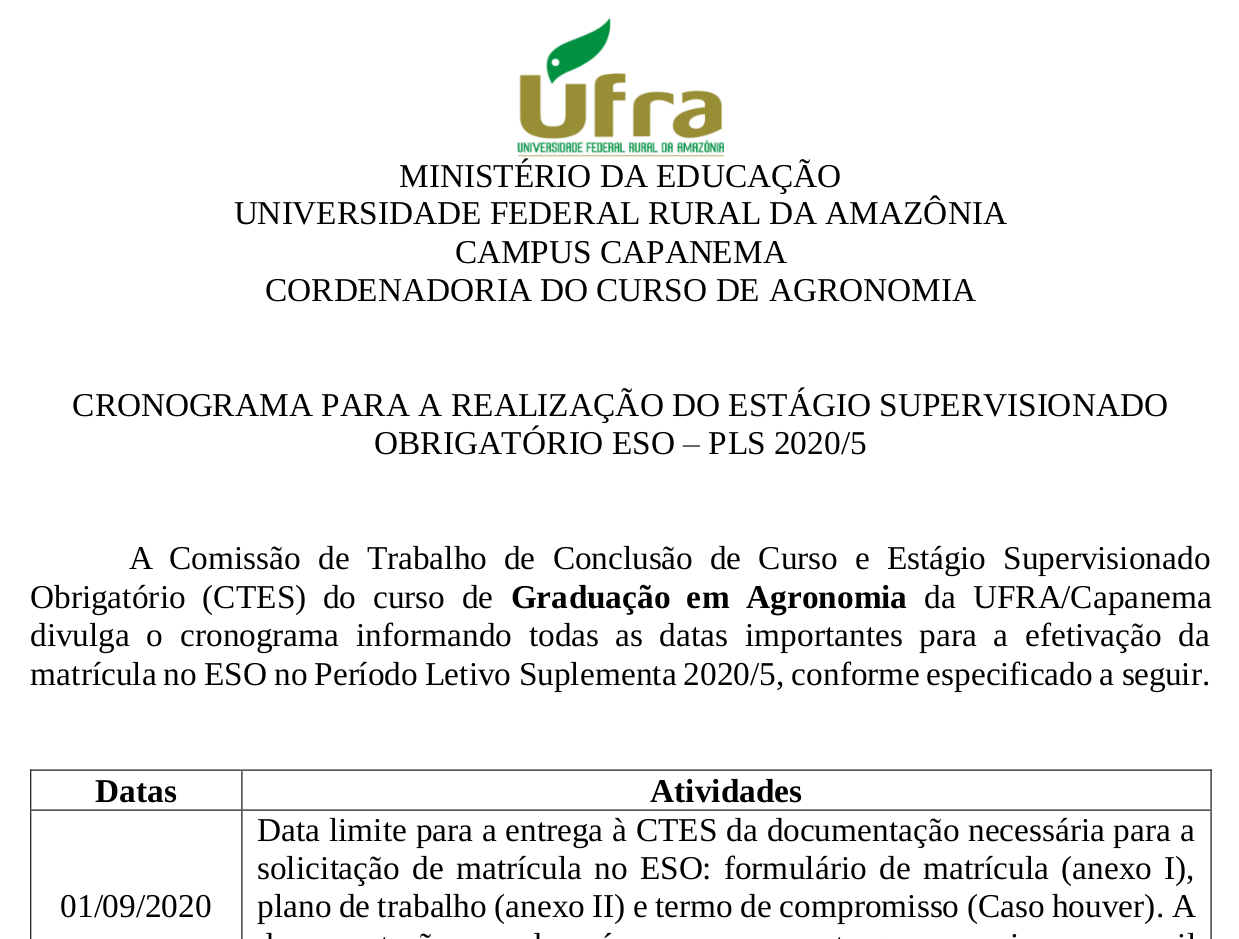 Cronograma ESO 2020 5