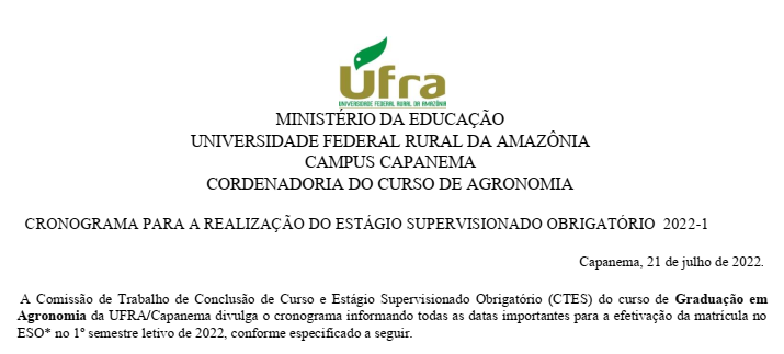 cronograma eso 2022 1