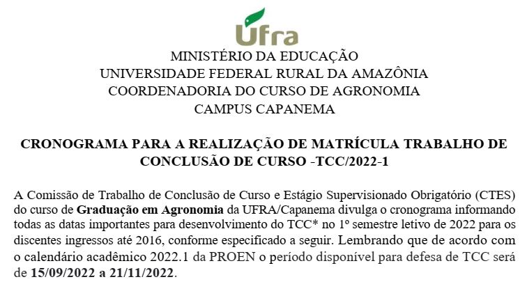 cronograma tcc ingressos 2016