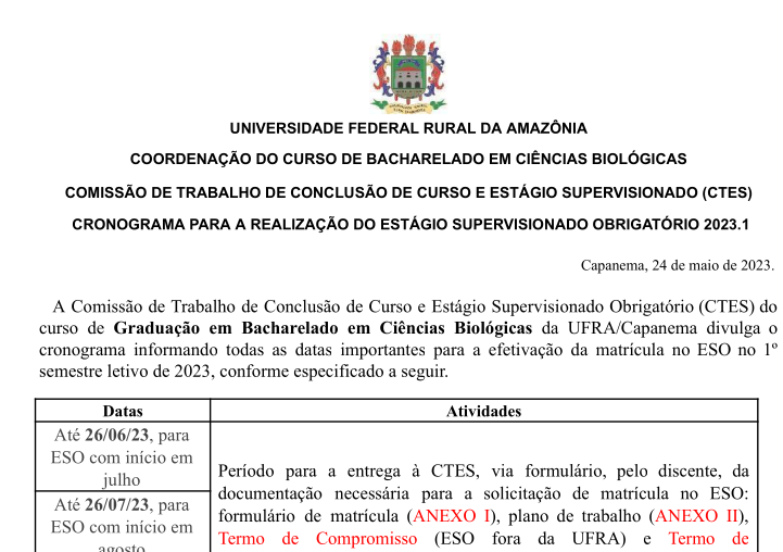 Cronograma ESO 2023 1