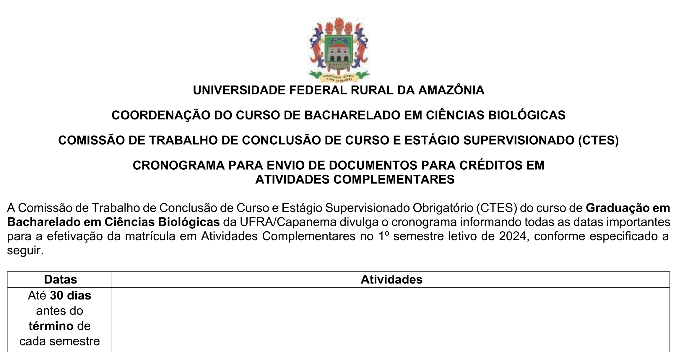 Cronograma AC 2024 1