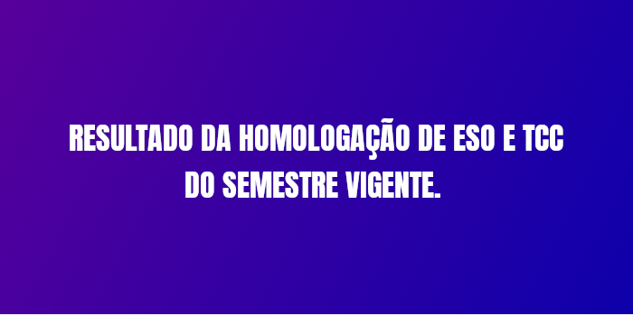Homologacao TCC 26