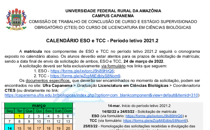 CALENDARIO CTES 2021.2