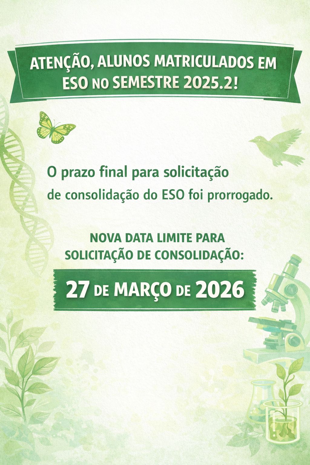 Extensão do Prazo de Consolidação de ESO