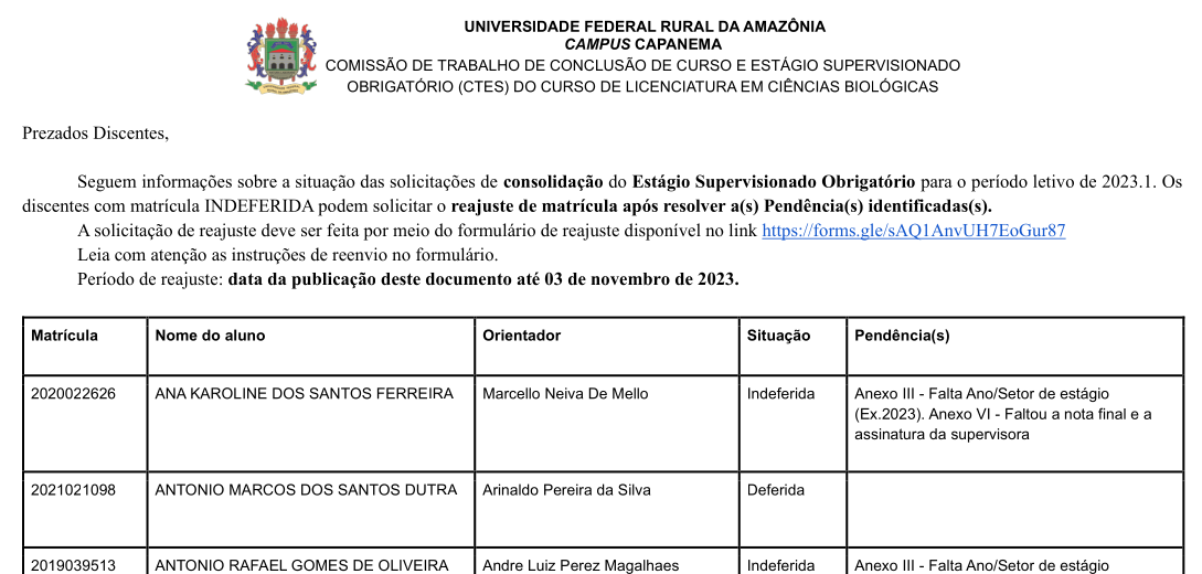 Homologação Consolidação ESO 2023.1
