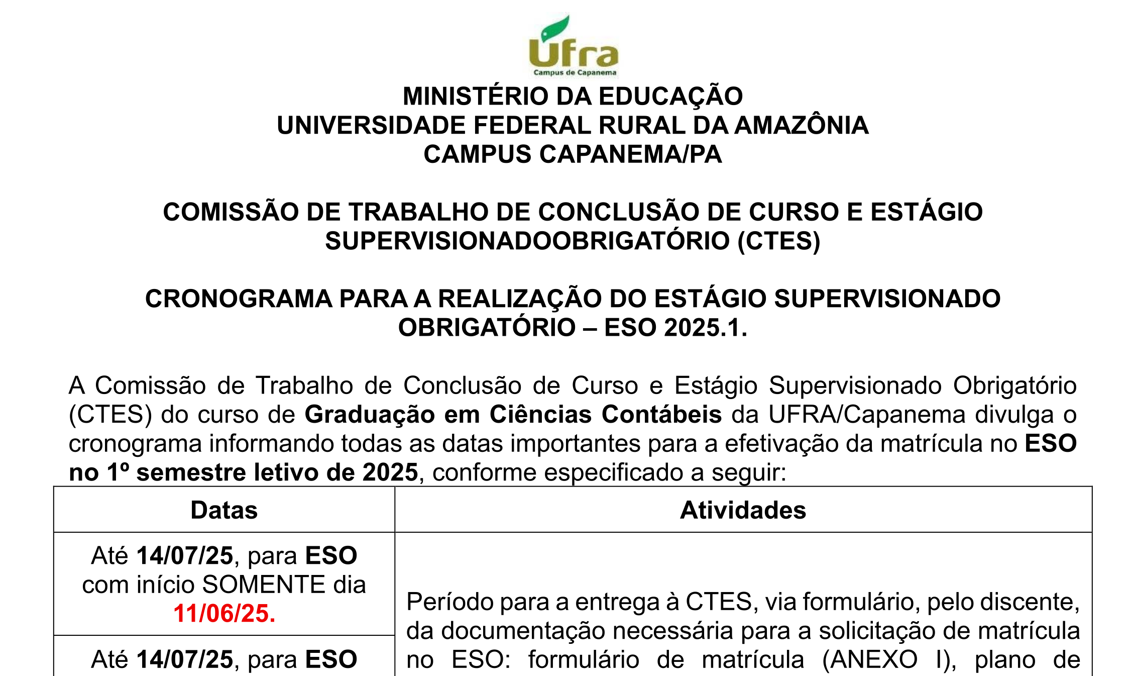 CTES Cronograma do ESO semestre 2025.1 CC