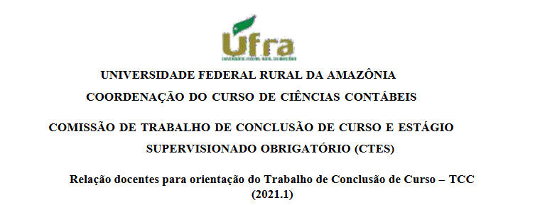 CRONOGRAMA CTES TCC 2021 1 Ufra Capanema Contabeis
