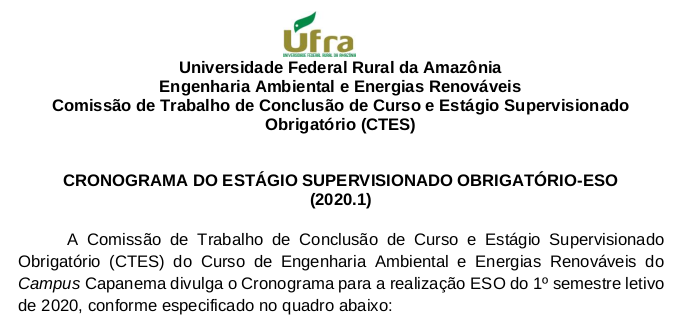 CRONOGRAMA ESO 2020.1 RETORNO E TERMO DE CIENCIA E RESPONSABILIDADE