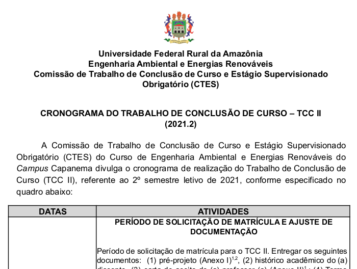 CRONOGRAMA TCCII 2021.2