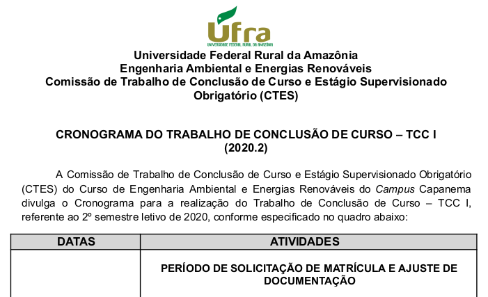 CRONOGRAMA TCCI 2020.2 E TERMO