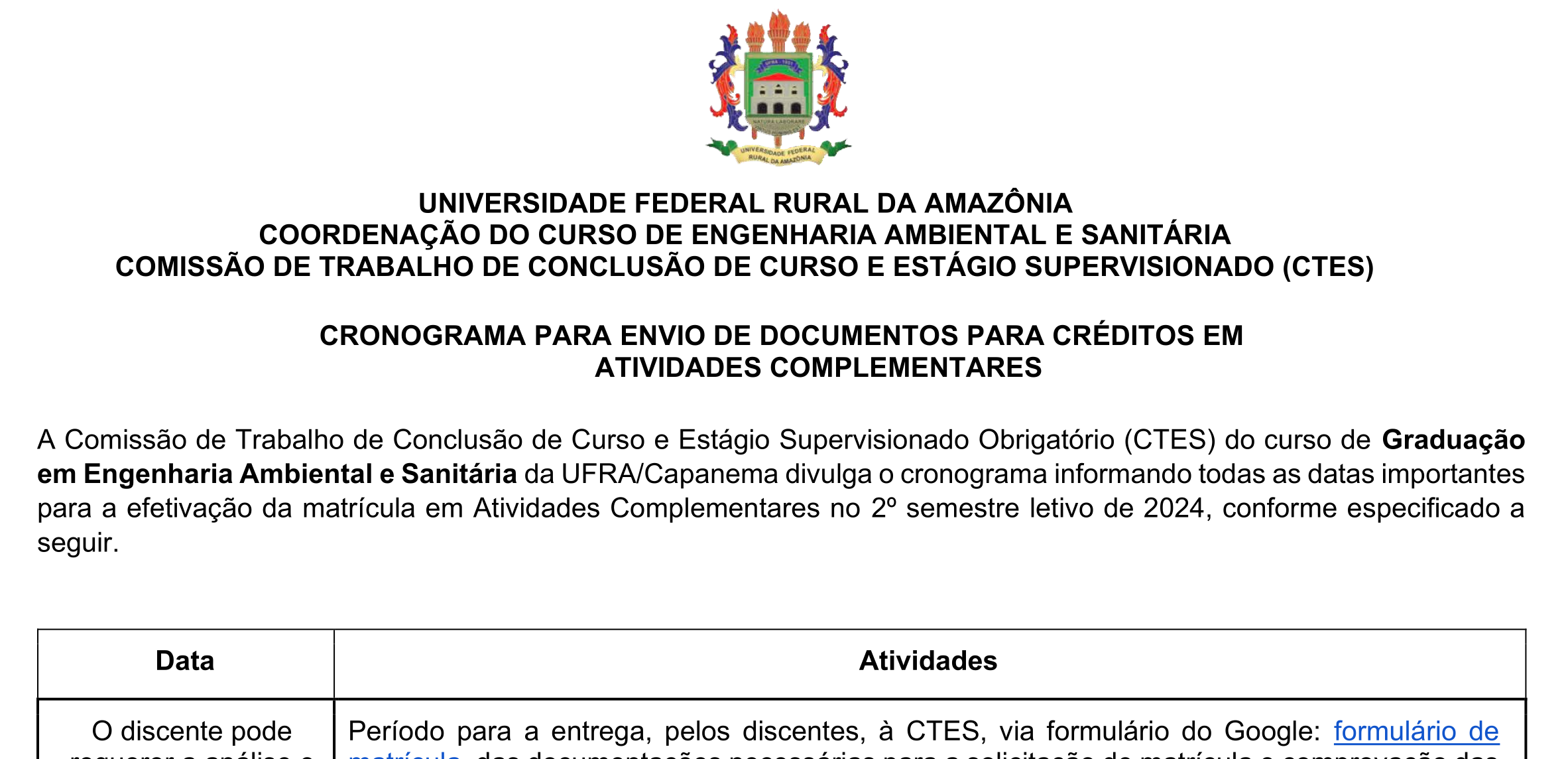 Cronograma AC 2024 2