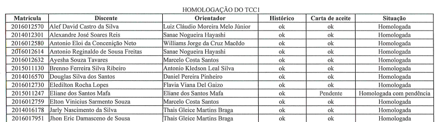 HOMOLOGAÇÃO TCC CTES AMBIENTAL