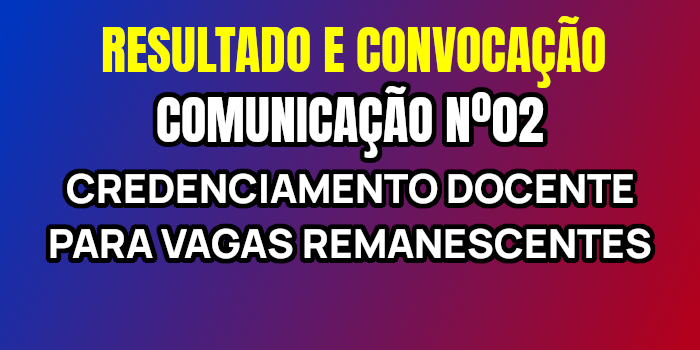 Comunicado 02