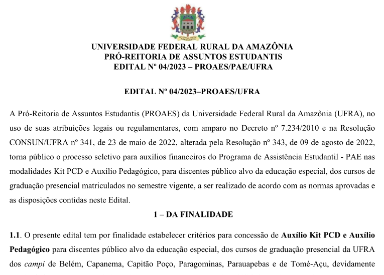 EDITAL 04 2023 KIT PCD e Aux. PEDAGÓGICO .18.08.2023