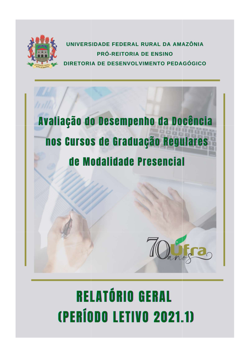 RELATORIO DE AVALIACAO DOCENTE GERAL 2021.1