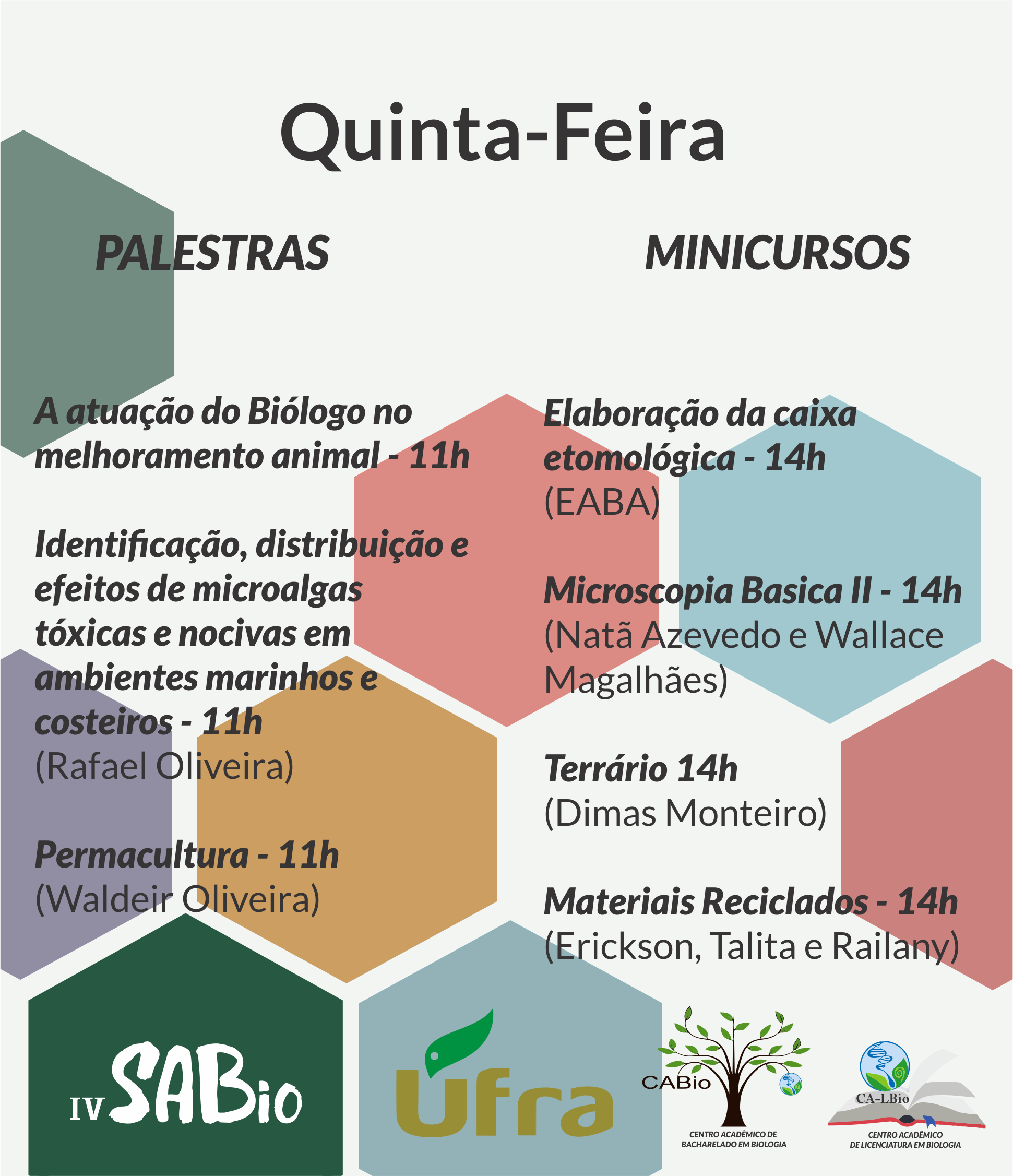 IVSABio Quinta feira 2