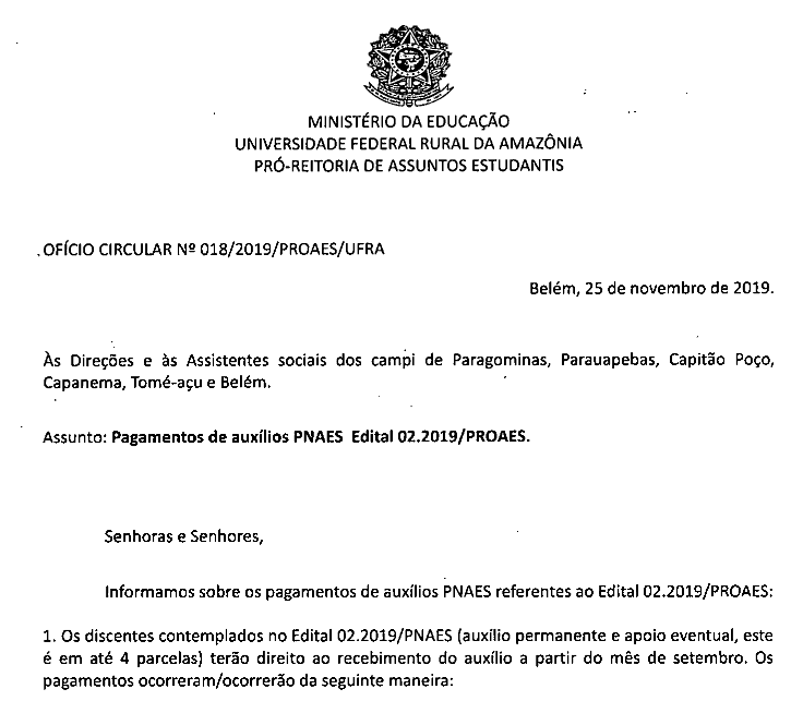 ofício circular 018 campi